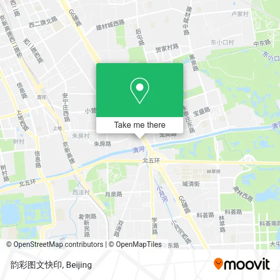 韵彩图文快印 map