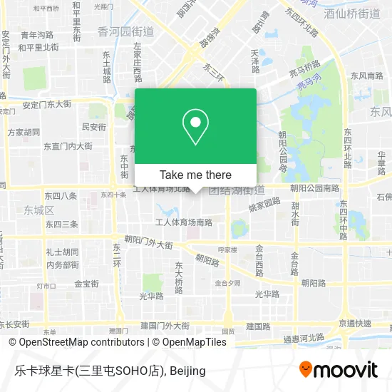 乐卡球星卡(三里屯SOHO店) map