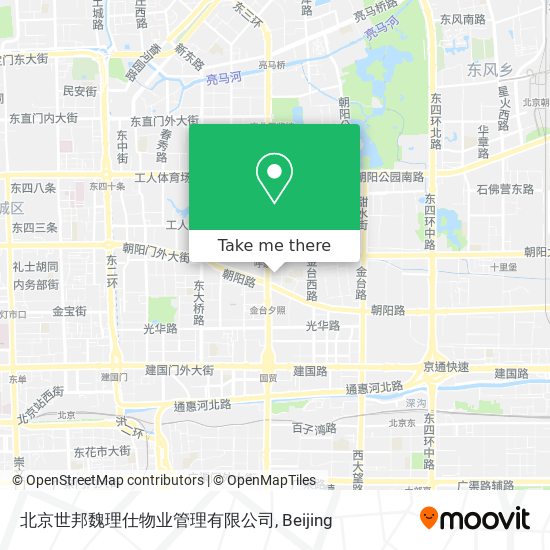 北京世邦魏理仕物业管理有限公司 map