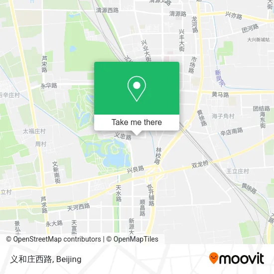 义和庄西路 map