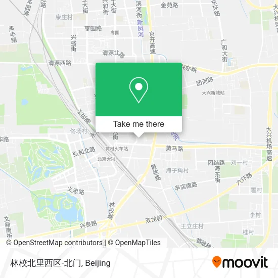 林校北里西区-北门 map