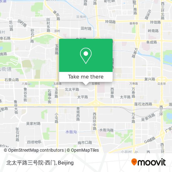北太平路三号院-西门 map