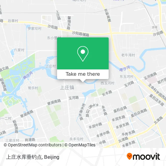 上庄水库垂钓点 map