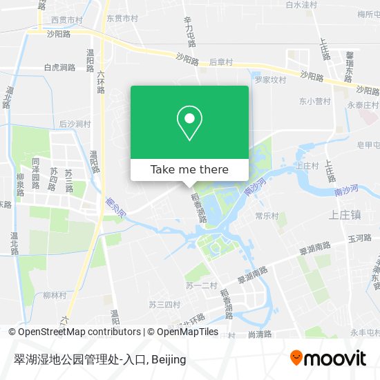 翠湖湿地公园管理处-入口 map