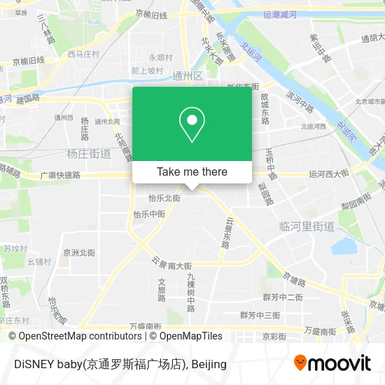 DiSNEY baby(京通罗斯福广场店) map