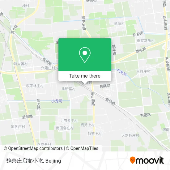 魏善庄启友小吃 map