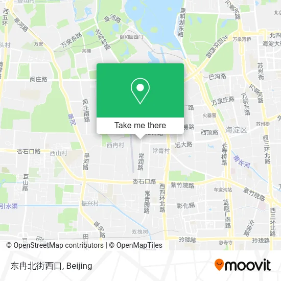 东冉北街西口 map