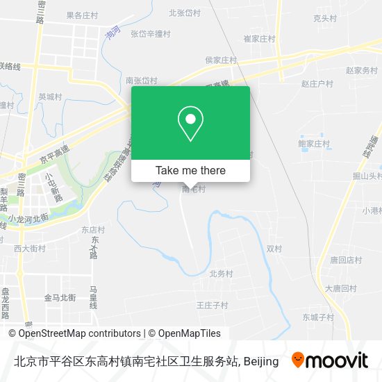 北京市平谷区东高村镇南宅社区卫生服务站 map
