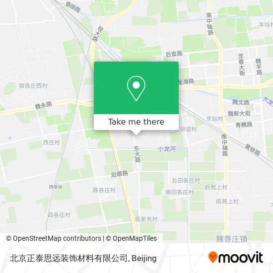 北京正泰思远装饰材料有限公司 map