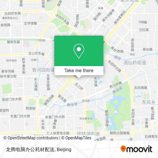 龙腾电脑办公耗材配送 map