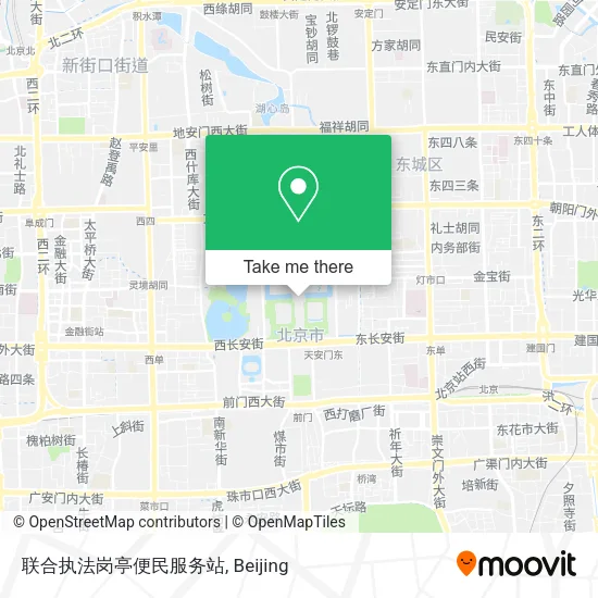 联合执法岗亭便民服务站 map
