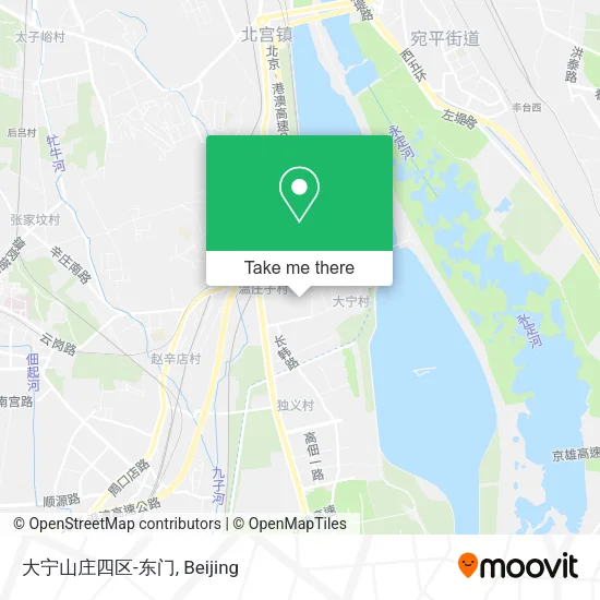 大宁山庄四区-东门 map