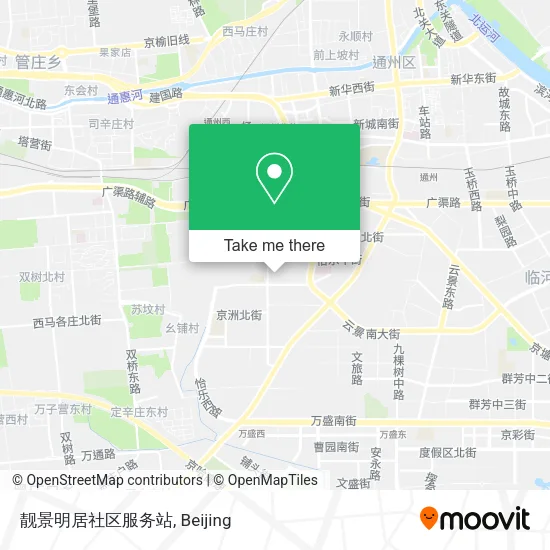 靓景明居社区服务站 map