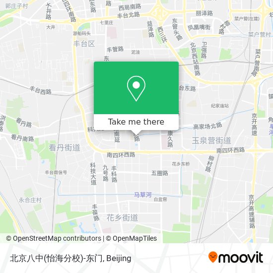 北京八中(怡海分校)-东门 map