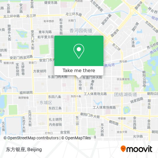 东方银座 map