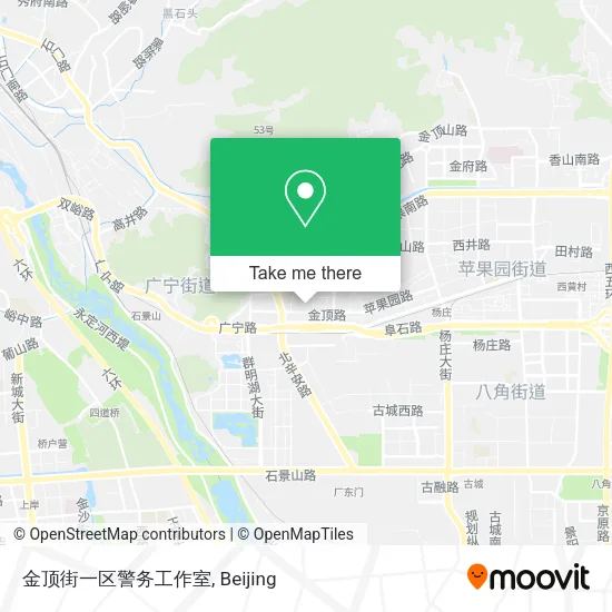 金顶街一区警务工作室 map