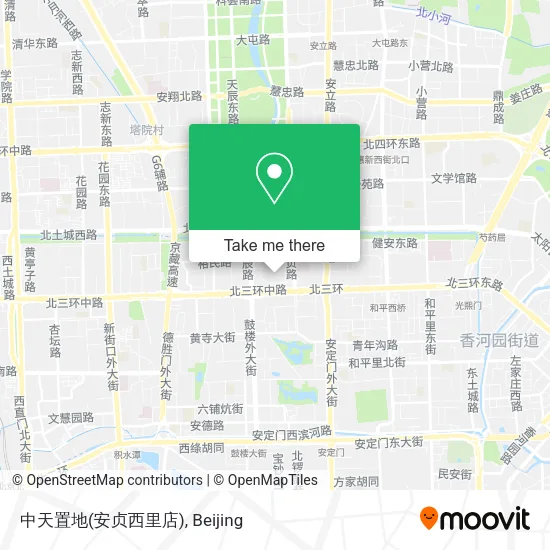 中天置地(安贞西里店) map