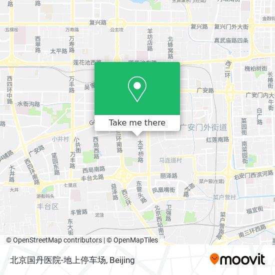 北京国丹医院-地上停车场 map