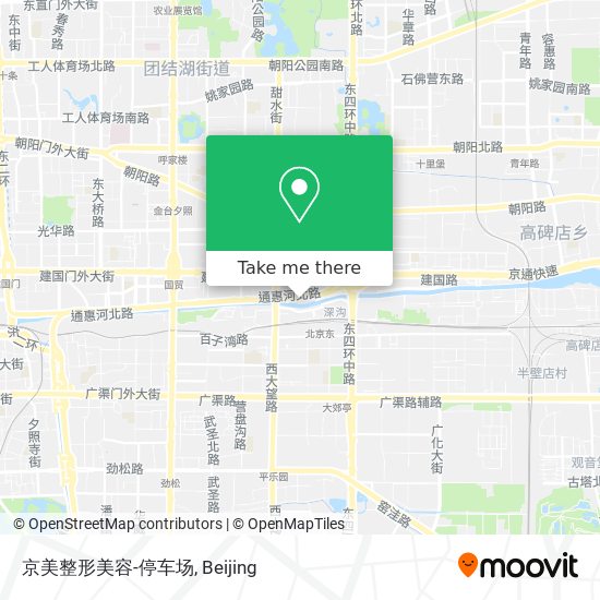 京美整形美容-停车场 map
