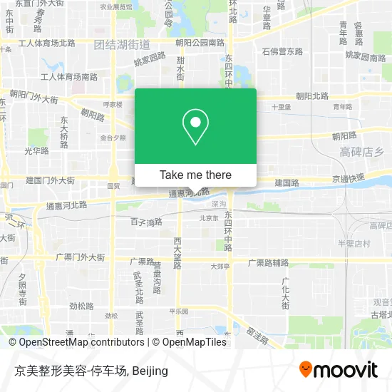京美整形美容-停车场 map
