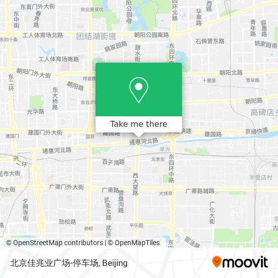 北京佳兆业广场-停车场 map