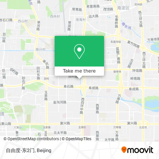自由度-东2门 map
