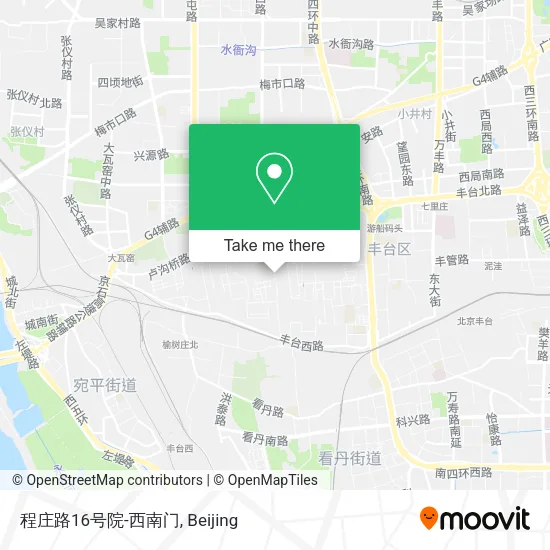 程庄路16号院-西南门 map