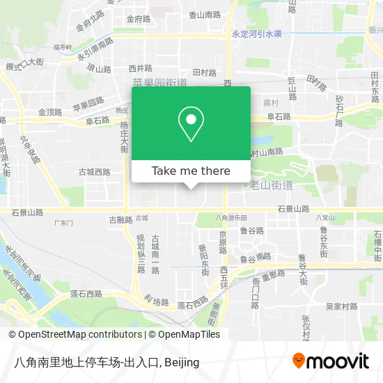 八角南里地上停车场-出入口 map