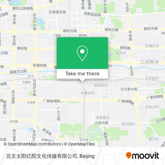 北京太阳亿阳文化传媒有限公司 map