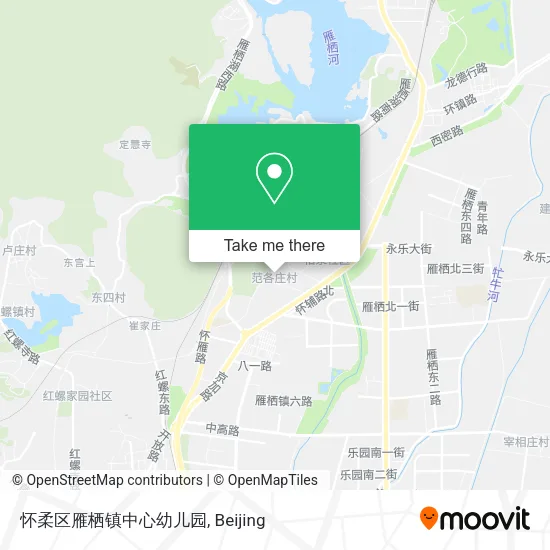 怀柔区雁栖镇中心幼儿园 map