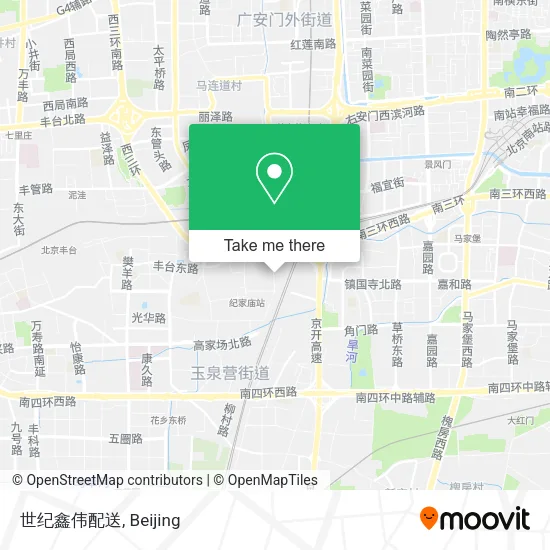 世纪鑫伟配送 map