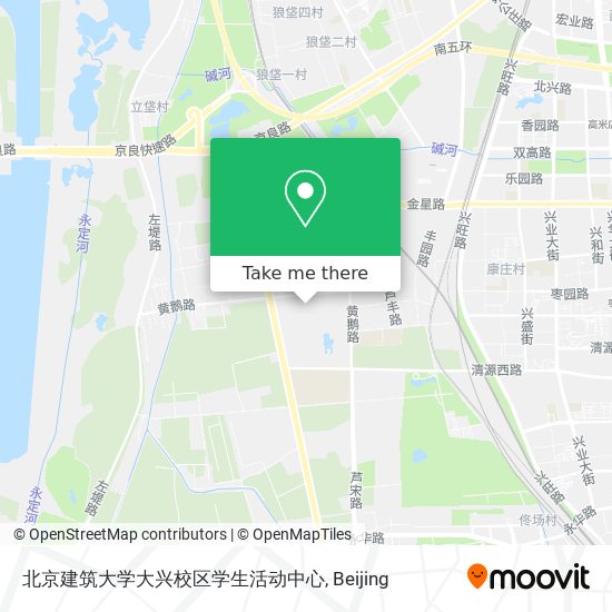 北京建筑大学大兴校区学生活动中心 map