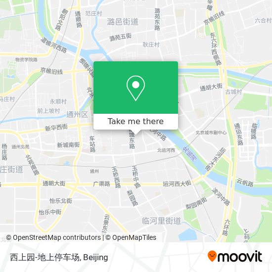 西上园-地上停车场 map