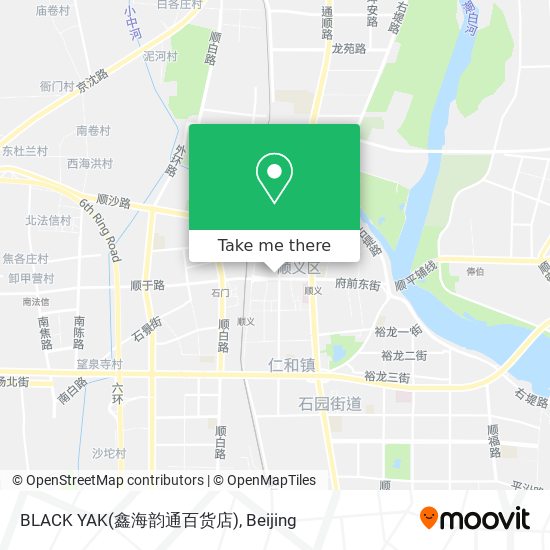 BLACK YAK(鑫海韵通百货店) map