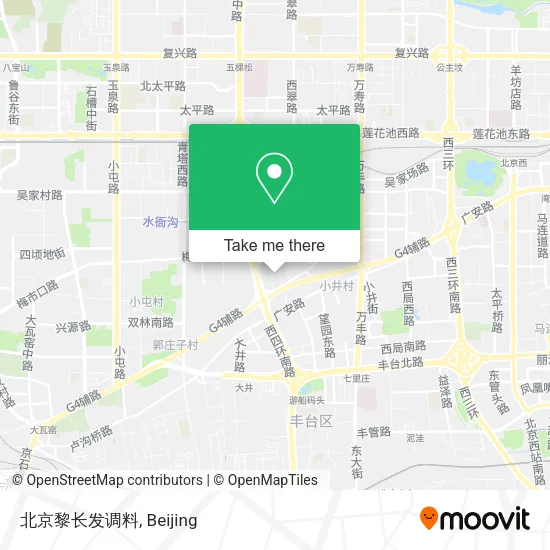 北京黎长发调料 map