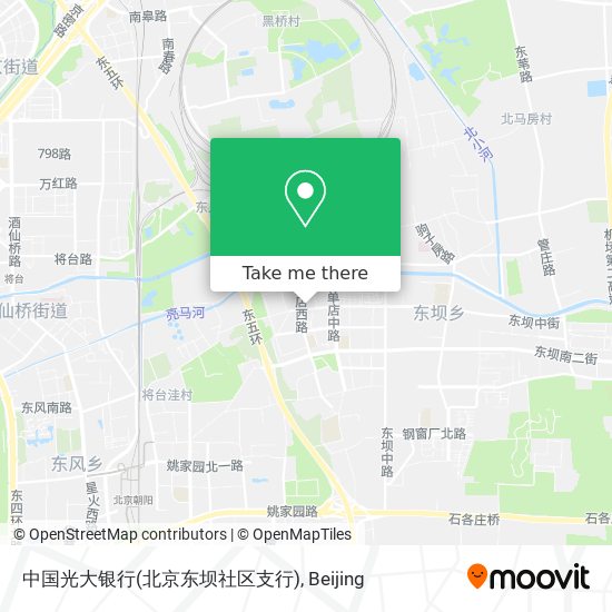 中国光大银行(北京东坝社区支行) map