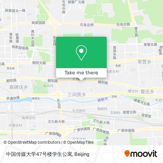 中国传媒大学47号楼学生公寓 map