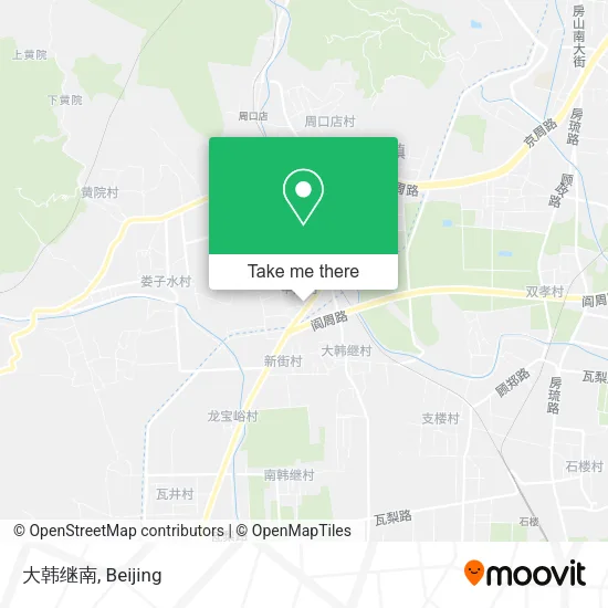 大韩继南 map