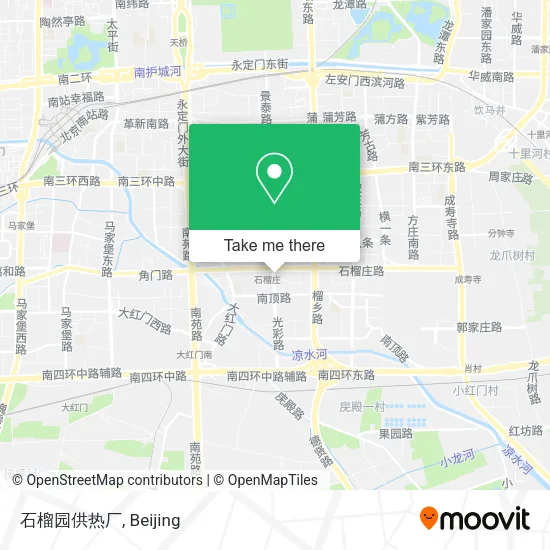 石榴园供热厂 map