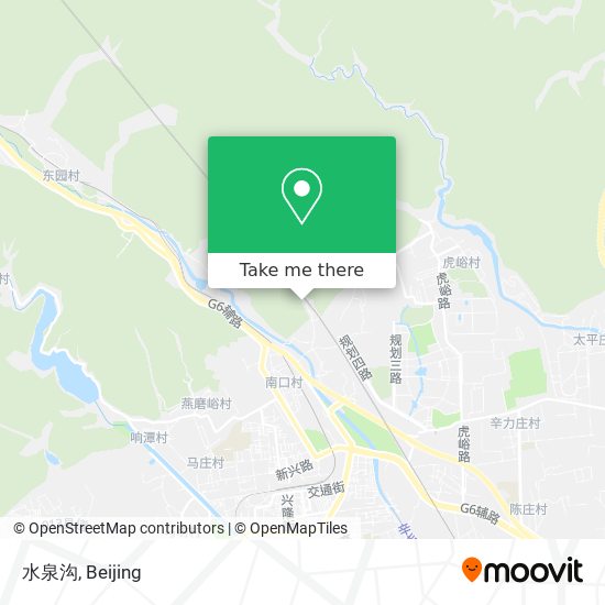 水泉沟 map