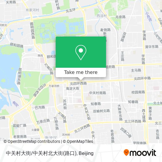 中关村大街/中关村北大街(路口) map