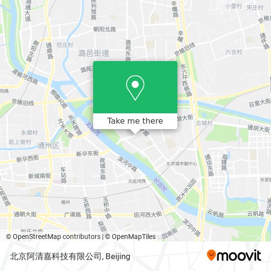 北京阿清嘉科技有限公司 map