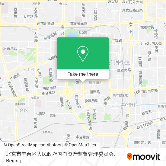 北京市丰台区人民政府国有资产监督管理委员会 map