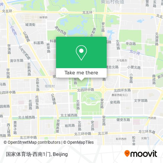 国家体育场-西南1门 map