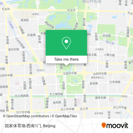 国家体育场-西南1门 map