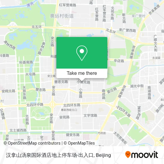 汉拿山汤泉国际酒店地上停车场-出入口 map