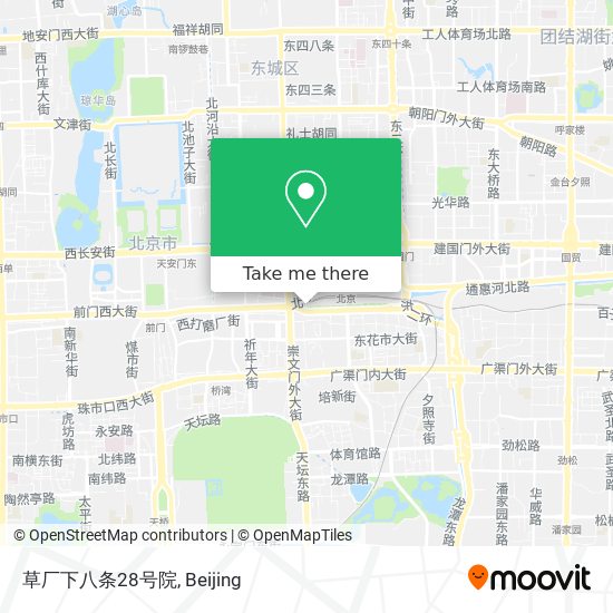 草厂下八条28号院 map