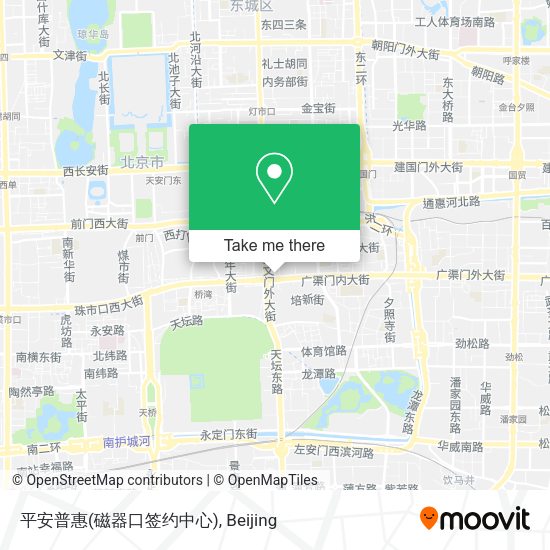 平安普惠(磁器口签约中心) map