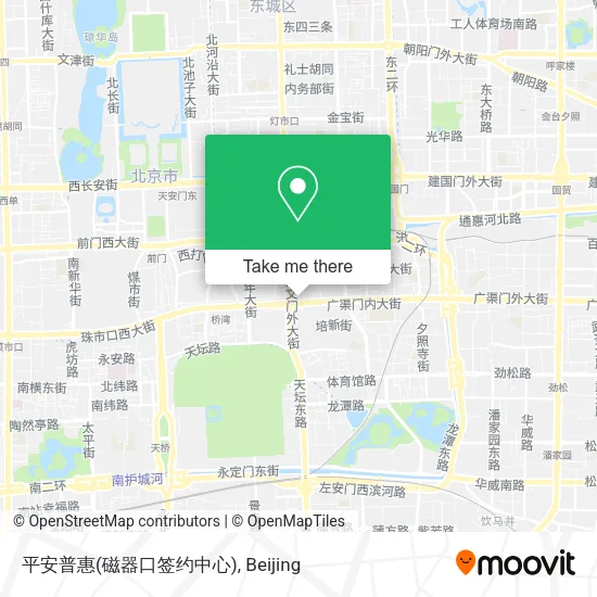平安普惠(磁器口签约中心) map