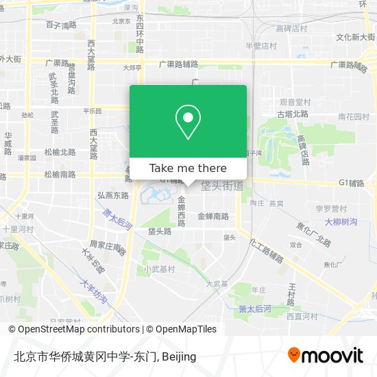 北京市华侨城黄冈中学-东门 map